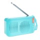 Wireless bluetooth Outdoor LED Flashlight Speaker Stereo Hands-free TF Card FM Radio Speaker with Mic