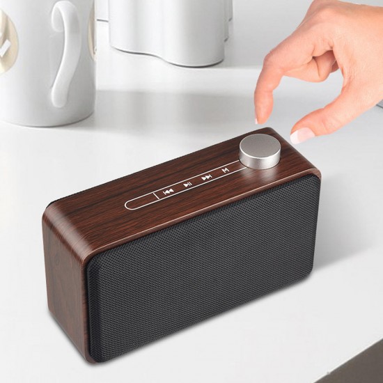 Wooden Touch Wireless bluetooth Speaker 1500mAh Handsfree Bass Subwoofer Loudspeaker Support TF Card With Mic Wooden Touch Wireless bluetooth Speaker 1500mAh Handsfree Bass Subwoofer Loudspeaker Support TF Card With Mic
