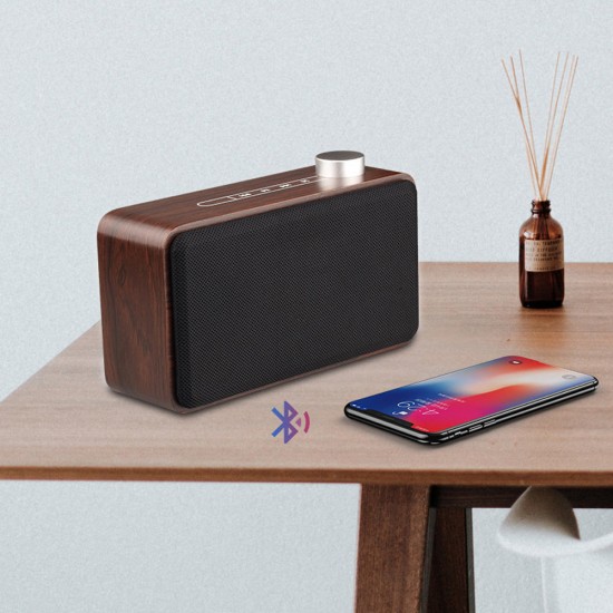 Wooden Touch Wireless bluetooth Speaker 1500mAh Handsfree Bass Subwoofer Loudspeaker Support TF Card With Mic Wooden Touch Wireless bluetooth Speaker 1500mAh Handsfree Bass Subwoofer Loudspeaker Support TF Card With Mic