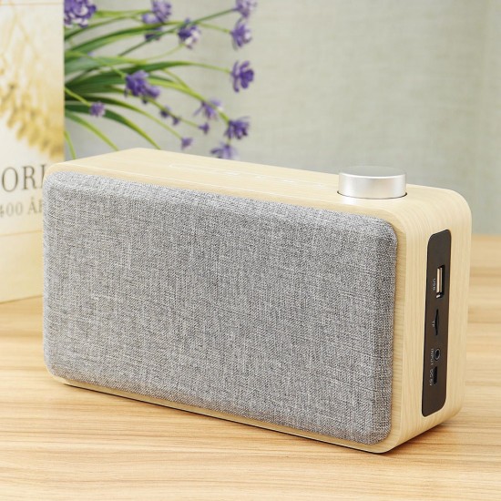 Wooden Touch Wireless bluetooth Speaker 1500mAh Handsfree Bass Subwoofer Loudspeaker Support TF Card With Mic Wooden Touch Wireless bluetooth Speaker 1500mAh Handsfree Bass Subwoofer Loudspeaker Support TF Card With Mic