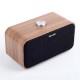 Wooden Wireless bluetooth Speaker Portable HIFI Stereo Bass 3D Audio TF Card With HD Mic