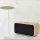 Wooden Wireless bluetooth Speaker Portable HIFI Stereo Bass 3D Audio TF Card With HD Mic