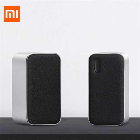 2PCS HiFi Wireless bluetooth Computer Speaker DSP Lossless Audio Stereo Speakers with Mic