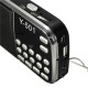 Y-501 Mini Portable LCD Digital FM Radio Speaker USB Disk TF AUX Mp3 Music Player Gift