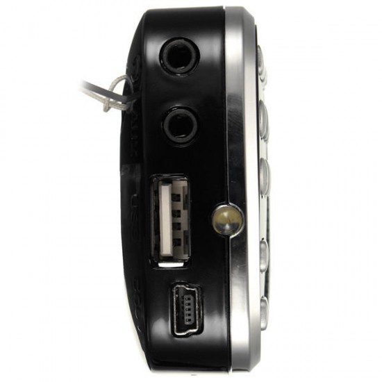Y-501 Mini Portable LCD Digital FM Radio Speaker USB Disk TF AUX Mp3 Music Player Gift