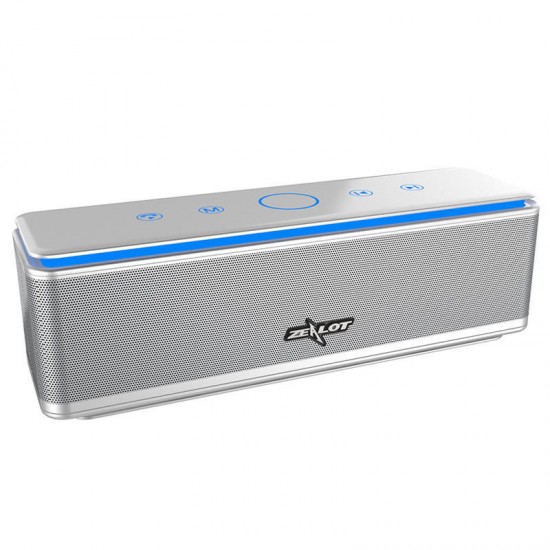 S7 4 Units HiFi Wireless bluetooth Speaker 10000mAh Touch Control TF Card Heavy Bass Speaker