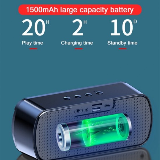 bluetooth Speakers Wireless Dual Speakers Portable Surround Sound Card FM Radio Outdoor Subwoofer bluetooth Speakers Wireless Dual Speakers Portable Surround Sound Card FM Radio Outdoor Subwoofer