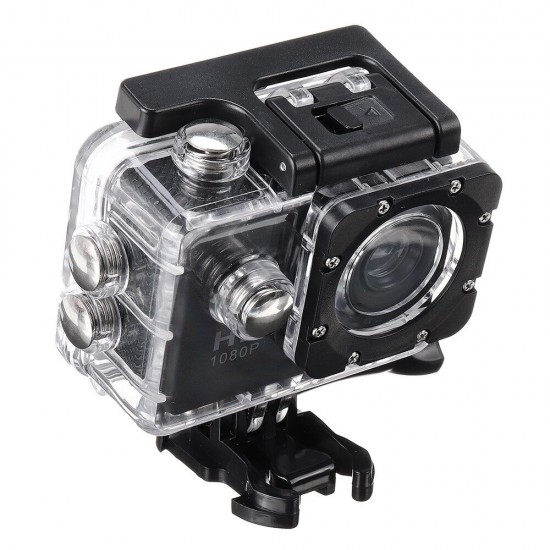 1080P Sports Camera Wide Angle Lens 140 Degrees Waterproof Outdoor Aerial Cam Recorder
