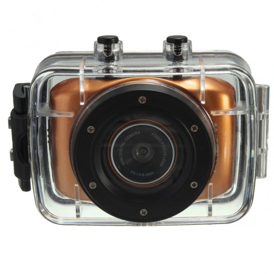 2 Inch 720P HD Touch Screen Portable Waterproof Mini Action Outdoor Sport Camera DV Camcorder