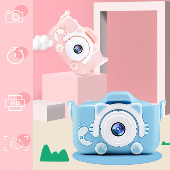 8/13 Mega Pixels Children Mini Digital Camera 2.0'' LCD/1080P HD Kids Toys Camcorder Gift