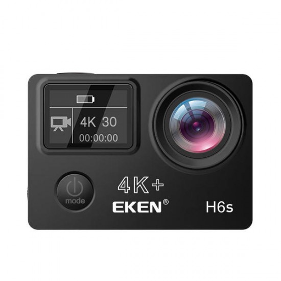 H6s EIS 4K Wifi Sport Action Camera 170 Degree Wide Angle Fisheye Lens HD OLED Dual Screen H6s EIS 4K Wifi Sport Action Camera 170 Degree Wide Angle Fisheye Lens HD OLED Dual Screen