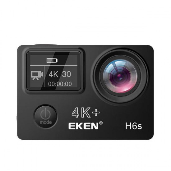 H6s EIS 4K Wifi Sport Action Camera 170 Degree Wide Angle Fisheye Lens HD OLED Dual Screen