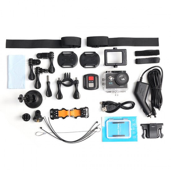 H9+ Auto Record Car DVR 170 Degree Lens 2 Inch 4K Action Camera With Remote Control H9+ Auto Record Car DVR 170 Degree Lens 2 Inch 4K Action Camera With Remote Control