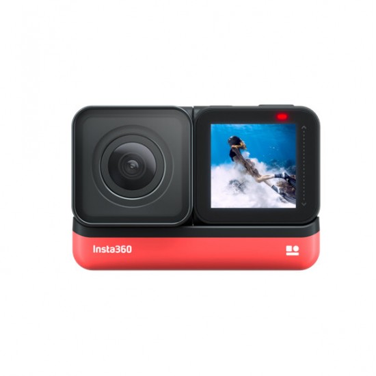 ONE R Edition Sport Camera 5.7K 360° Panoramic IPX8 Waterproof GPS-Enabled Stats Cam