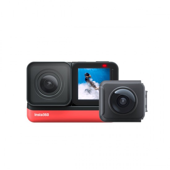 ONE R Edition Sport Camera 5.7K 360° Panoramic IPX8 Waterproof GPS-Enabled Stats Cam