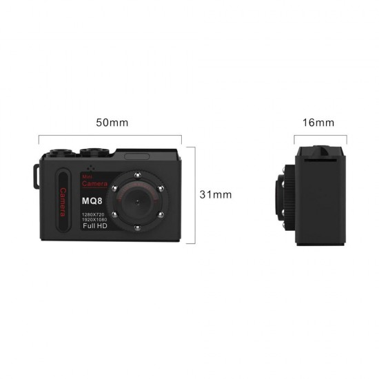 MQ8 Sport Camera Full HD 1080p Mini DV Car DVR Camera Dashcam IR Night Vision Camcorder MQ8 Sport Camera Full HD 1080p Mini DV Car DVR Camera Dashcam IR Night Vision Camcorder