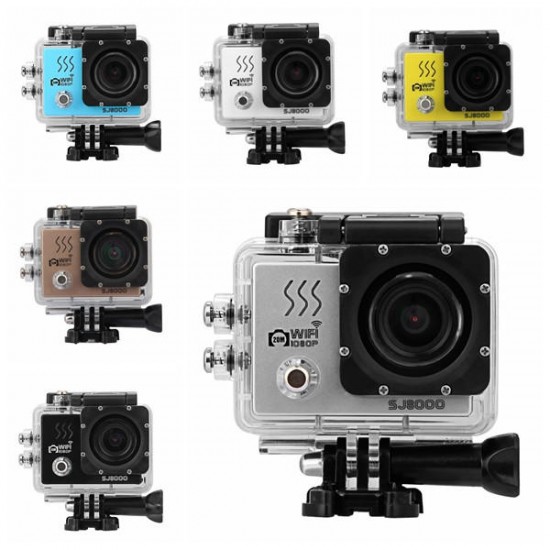 SJ8000 Sport Action Camera Moving WIFI 1080P Full HD CMOS 170 Degree Waterproof 40m