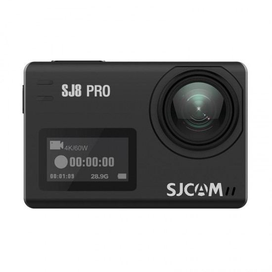 SJ8 PRO 4K 60fps Action Camera Dual Screen Sport Camera DV Ambarella H22 Chipset Big Box