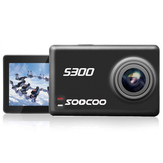 S300 Hi3559V100 IMX377 Sensor 170 Degree Wide Angle 2.35 Inch Touch LCD with WiFi Gryo 12MP CMOS Sport Action Camera Support External Microphone