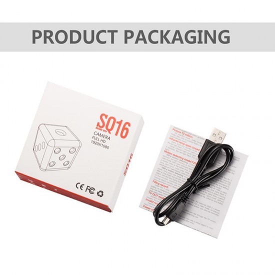 SQ16 1080P Night Vison Loop Recording 120 Degree Mini Sport Camera Support 32G TF Card SQ16 1080P Night Vison Loop Recording 120 Degree Mini Sport Camera Support 32G TF Card