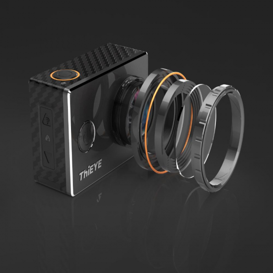V6 4K Wifi Action Camera With Replaceable Camera Lens Fliter Sport Camera