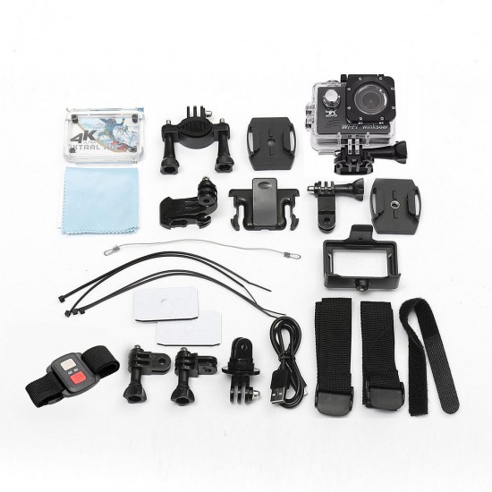 SJ8000 Waterproof 2.0 Inch LCD 4K HD WiFi Sports DV Action Camera with Remote Control