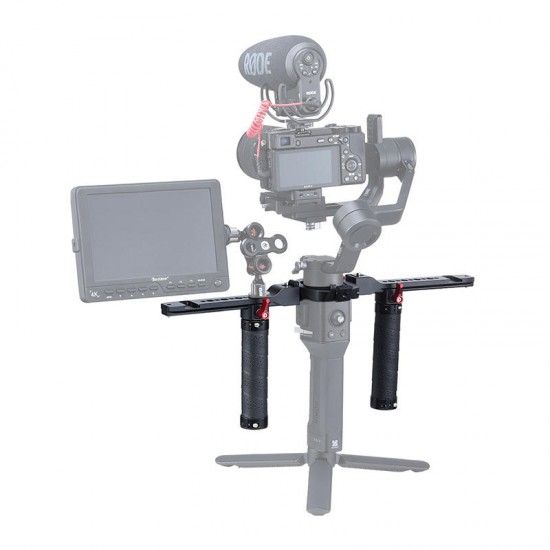 DH13 2 In 1 Camera Stabilizer Dual Handle Grip for Dji Ronin S SC Adjustable Handy Sling