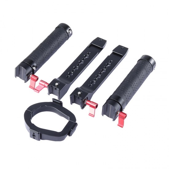 DH13 2 In 1 Camera Stabilizer Dual Handle Grip for Dji Ronin S SC Adjustable Handy Sling