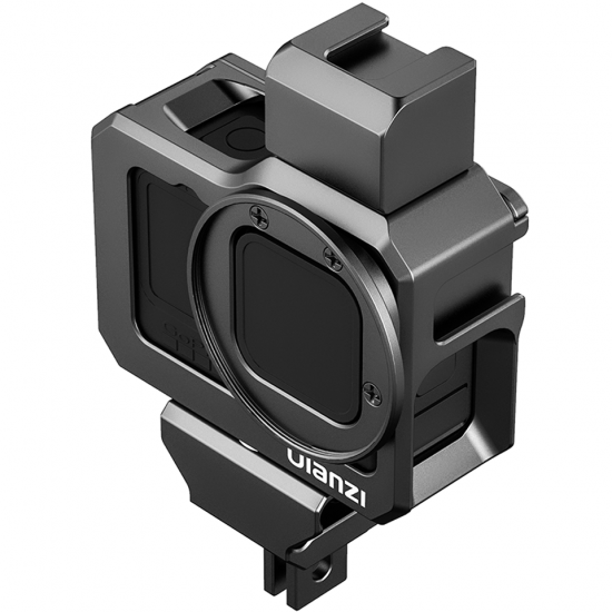 Aluminum Alloy Housing Camera Cage for Gopro Hero 9 Black Accessories Anti-fall Cold Boot Expands Vlog Photography Aluminum Alloy Housing Camera Cage for Gopro Hero 9 Black Accessories Anti-fall Cold Boot Expands Vlog Photography