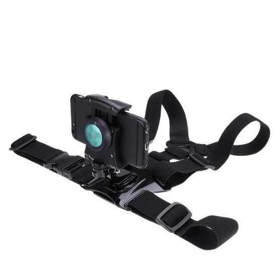 4-6 Inch Mobile Phone 360 Degree Rotation Holder Clip Breast Strap Mount Stabilizer for Phone DV Sport Camera 4-6 Inch Mobile Phone 360 Degree Rotation Holder Clip Breast Strap Mount Stabilizer for Phone DV Sport Camera
