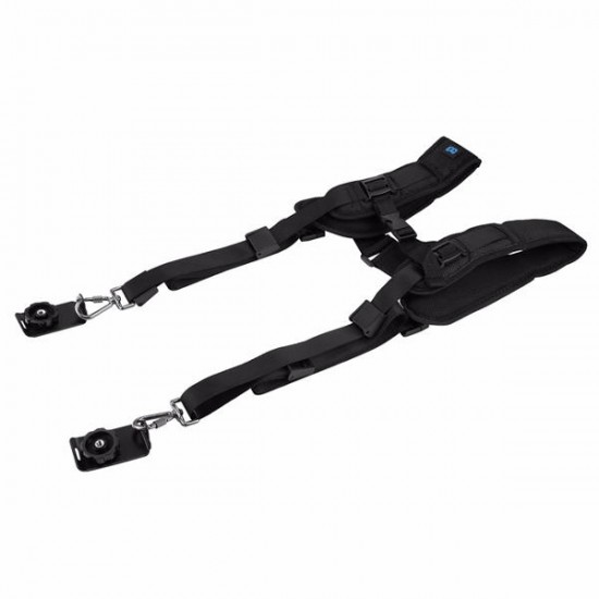 Quick Release Double Harness Soft Pads Decompression Foam Shoulder Strap Belt for DSLR Cameras Quick Release Double Harness Soft Pads Decompression Foam Shoulder Strap Belt for DSLR Cameras