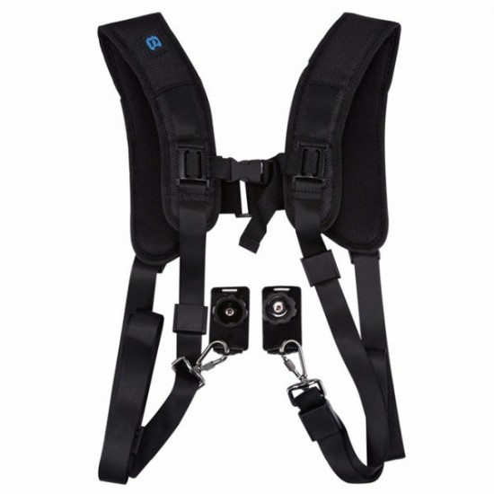 Quick Release Double Harness Soft Pads Decompression Foam Shoulder Strap Belt for DSLR Cameras Quick Release Double Harness Soft Pads Decompression Foam Shoulder Strap Belt for DSLR Cameras