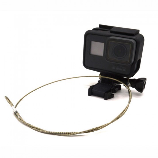 Steel Wire Rope for Gopro XiaoYi SJcam Action Cameras 30cm 60cm Anti Lost Safety Rope Steel Wire Rope for Gopro XiaoYi SJcam Action Cameras 30cm 60cm Anti Lost Safety Rope