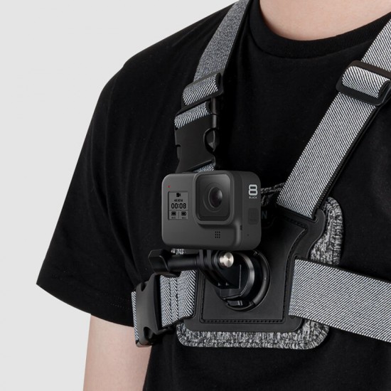 Double Mount Skidproof Strong Elasticity Chest Strap for GoPro DJI Osmo Action Camera Accessories Double Mount Skidproof Strong Elasticity Chest Strap for GoPro DJI Osmo Action Camera Accessories