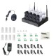 WNK804 8CH 1080P Wireless NVR Kit Outdoor Night Vision IP Camera Surveillance System