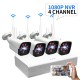 4CH 2.0MP 1080P Wireless Surveillance White Camera System Kits outdoor/Indoor Weatherproof P2P CCTV Monitoring Kit 4CH 2.0MP 1080P Wireless Surveillance White Camera System Kits outdoor/Indoor Weatherproof P2P CCTV Monitoring Kit