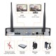 1080P Wireless CCTV 8CH NVR Kit Outdoor IR Night Vision IP Camera WiFi Camera Security Surveillance EU Plug