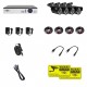 4PCS 4MP Outdoor CCTV Camera System 8CH AHD DVR Video Security Surveillance System Kit