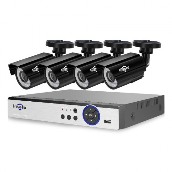 4PCS 4MP Outdoor CCTV Camera System 8CH AHD DVR Video Security Surveillance System Kit 4PCS 4MP Outdoor CCTV Camera System 8CH AHD DVR Video Security Surveillance System Kit