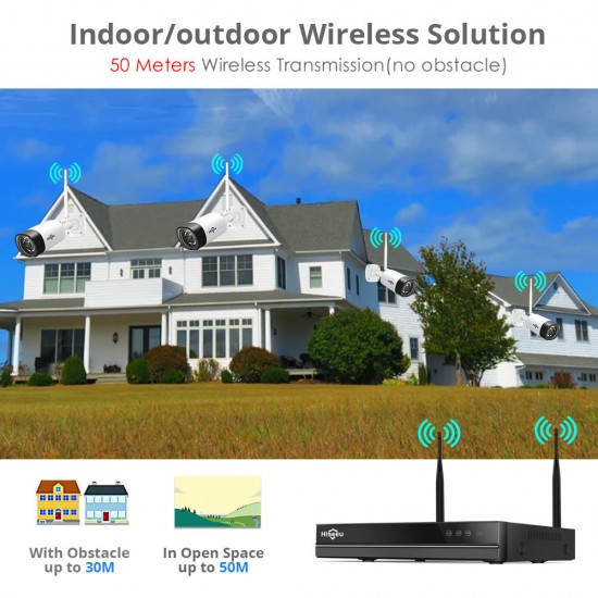 8CH 1080P Wireless NVR CCTV Security System Kit H.265 2MP Audio Recorrd IP Camera Waterproof Video Surveillance Set 8CH 1080P Wireless NVR CCTV Security System Kit H.265 2MP Audio Recorrd IP Camera Waterproof Video Surveillance Set