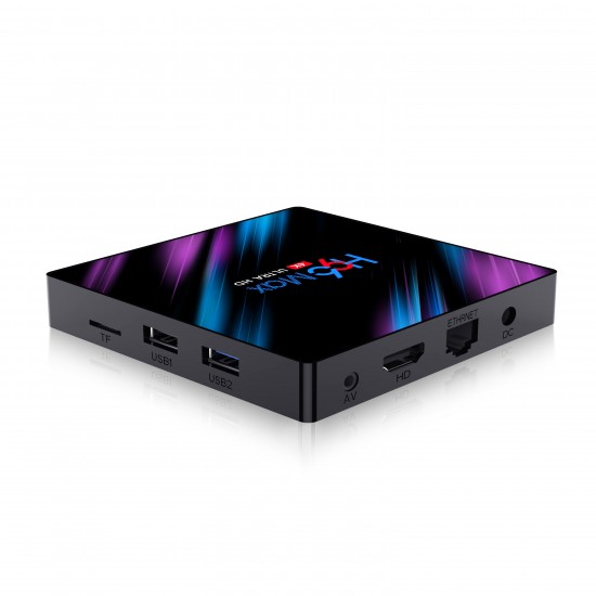 H96 MAX RK3318 4GB RAM 64GB ROM 5G WIFI bluetooth 4.0 Android 10.0 4K VP9 H.265 TV Box Support Youtube 4K