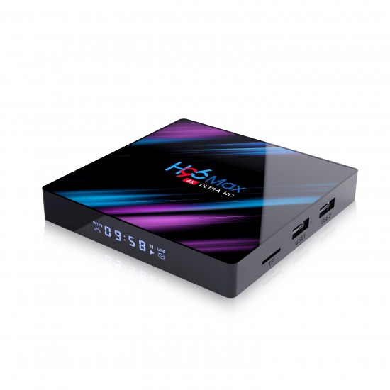 H96 MAX RK3318 4GB RAM 64GB ROM 5G WIFI bluetooth 4.0 Android 9.0 10.0 VP9 H.265 4K TV Box Support Youtube 4K