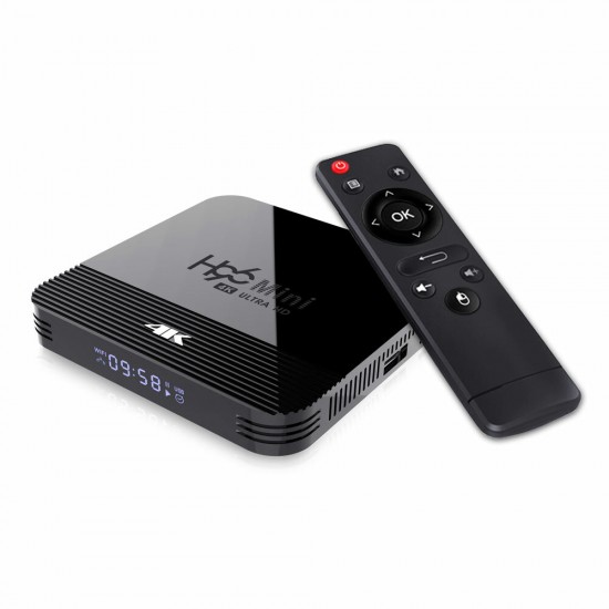 H96 MINI H8 RK3228A 2G RAM 16G ROM 5G WIFI bluetooth 4.0 Android 9.0 4K H.265 VP9 Voice Control TV Box Support Google Assistant HD Netflix 4K Youtube