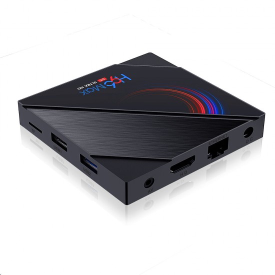 H96 Max H616 4GB RAM 64GB ROM 5G Wifi bluetooth 4.0 Android 10.0 4K 6k UHD 3D Stereoscopic VP9 H.265 TV Box Support Google Assistant 4K Youtube HD Netflix