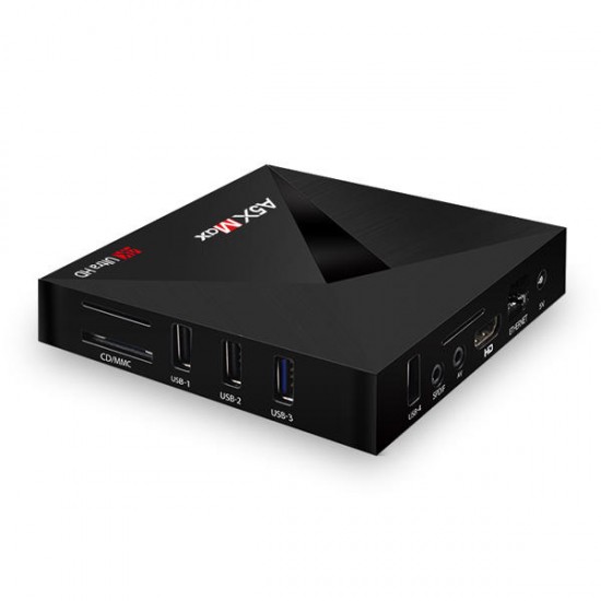 A5X MAX MID RK3328 4GB RAM 32GB ROM Android 7.1 HDR 10 USB 3.0 TV Box