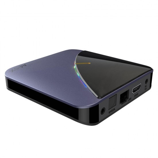 A95X F3 Amlogic S905X3 2GB RAM 16GB ROM 5G WIFI bluetooth 4.0 Android 9.0 4K 8K TV Box with 64 RGB Light