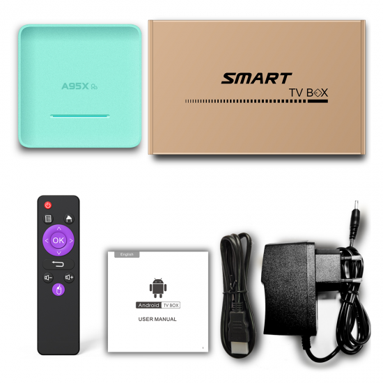 A95X R5 RK3318 DDR3 4GB RAM 32GB ROM 5G WIFI bluetooth 4.0 Android 10.0 VP9 H.265 HD 4K TV Box Support Youtube 4K