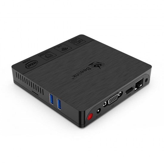 BT4 x5-Z8500 4GB RAM 64GB ROM 1000M LAN 5G WIFI bluetooth 4.0 USB3.0 Mini PC Support Windows 10