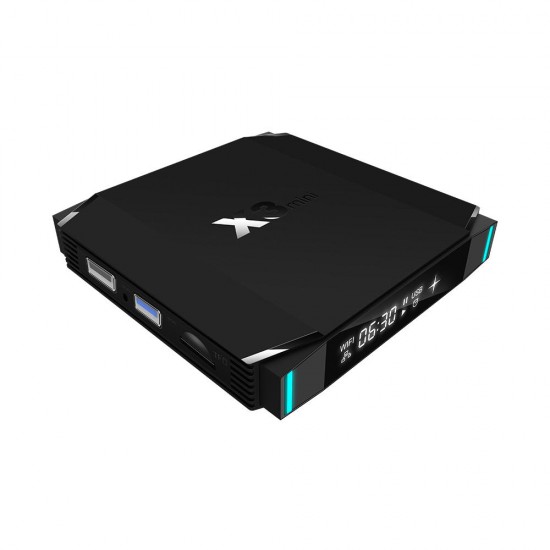 X3mini Amlogic S905X3 4GB DDR3 RAM 32GB ROM 5G WIFI bluetooth 4.1 Android 9.0 4K 8K VP9 H.265 TV Box