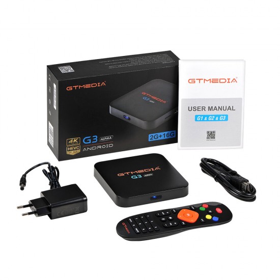 G3 Alpha Amlogic S905X 2/16GB 5G WiFi BT4.0 Android 7.1.2 4K@60fps H.265 TV Box Support Xtream IPTV G3 Alpha Amlogic S905X 2/16GB 5G WiFi BT4.0 Android 7.1.2 4K@60fps H.265 TV Box Support Xtream IPTV